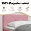  Headboard Wall-Mounted Geometric Manual Velvet-703400438-703400440
