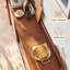 Buffet en noyer massif de style Mid-Century