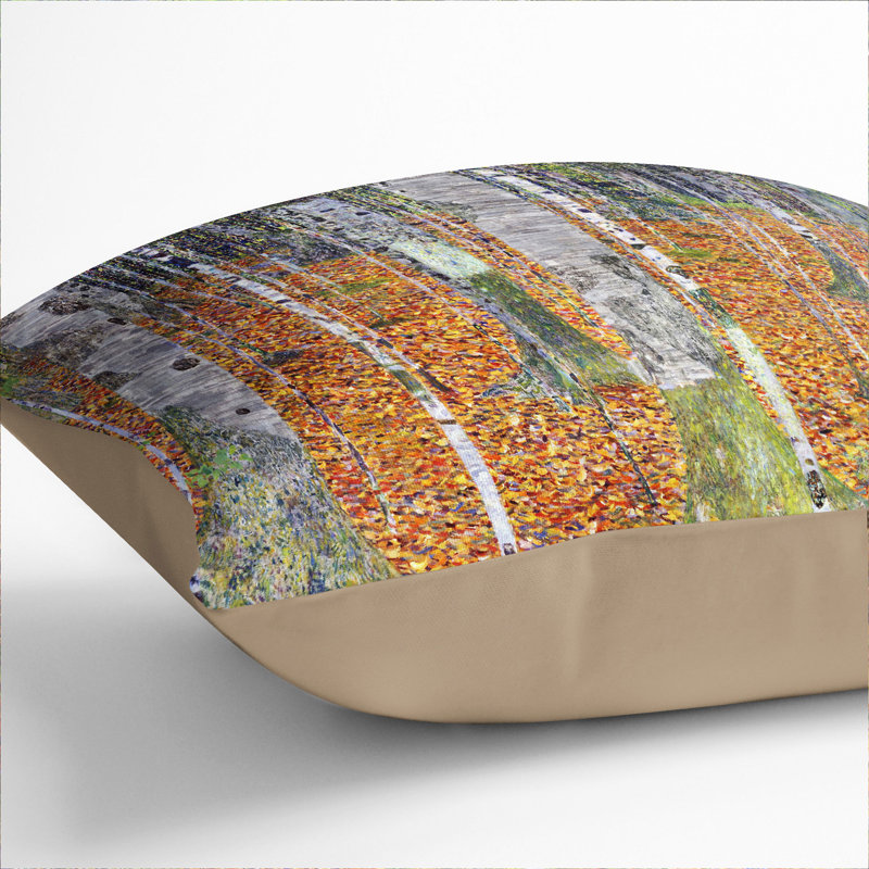 Birch Forest Scatter Cushion, 55cm H x 55cm W x 20cm D, Stone