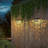 Black Low Voltage Solar Powered Integrated LED Deck Light