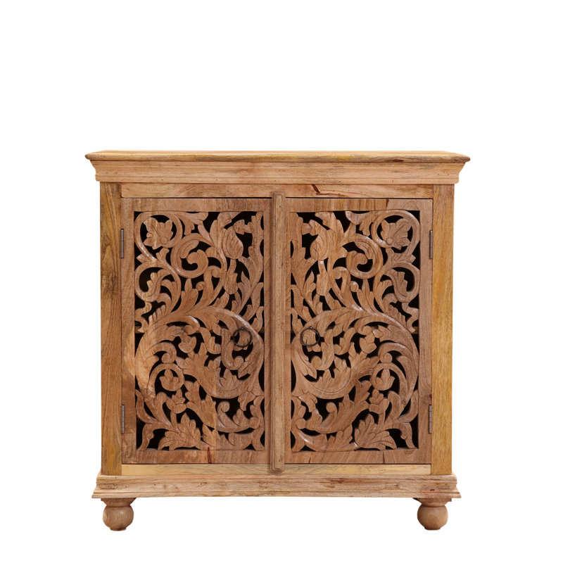 90cm Solid Wood Sideboard