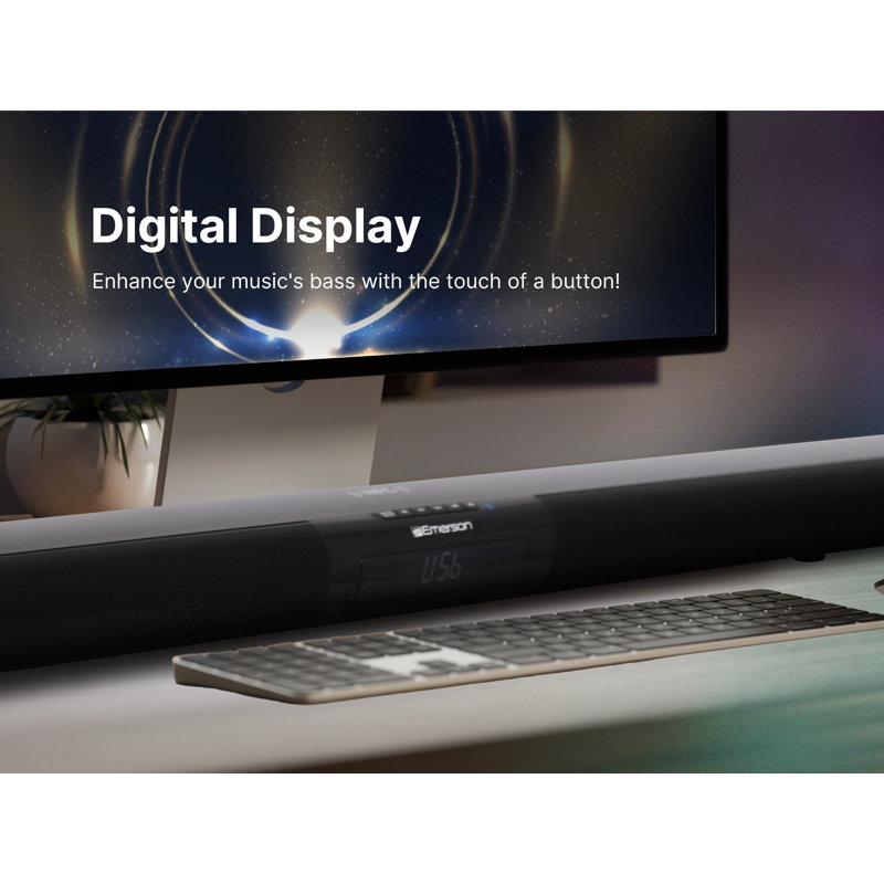 42" Bluetooth Soundbar with Digital FM Radio and Remote Control