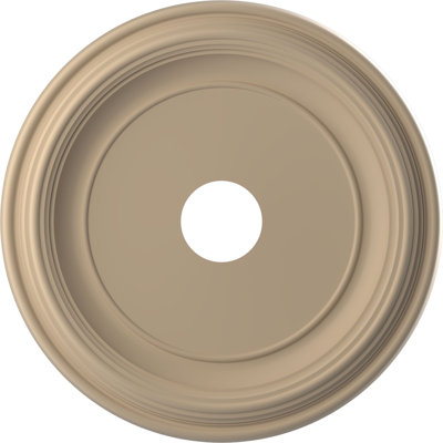 Médaillon traditionnel en PVC thermoformé pour plafond