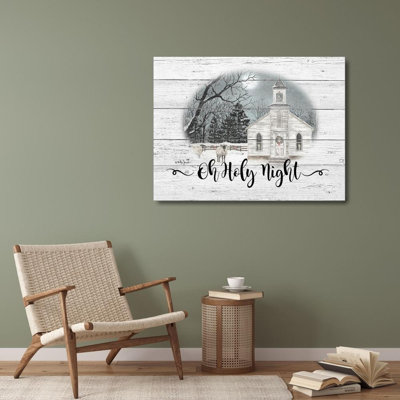 Ophelia & Co. Jacobs, Billy Gallery Wrapped Canvas Art Titled: Oh Holy Night