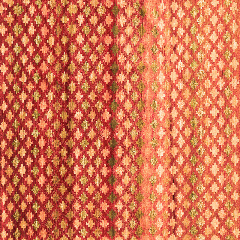 Modoulamin Performance Geometric Indoor Rug, Square 5'