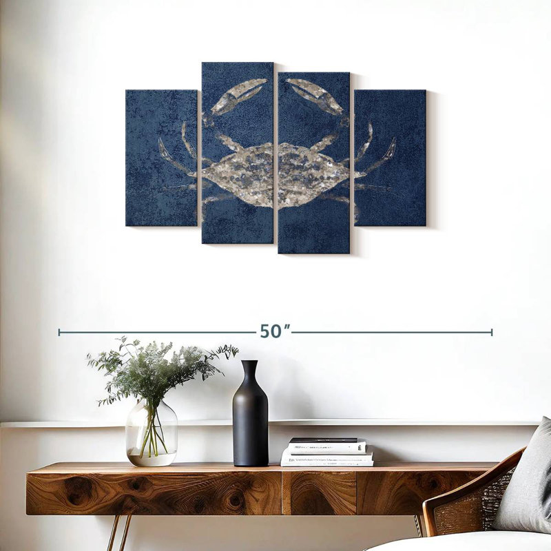 Brampt Sea Life Blues I, 22" H x 36" W
