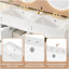 Meuble-lavabo de 60 po avec rangement spacieux, lavabos doubles et mécanismes de fermeture en douceur pour les salles de bain modernes