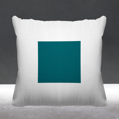 Ridge Geometric Outdoor Reversible Throw Pillow