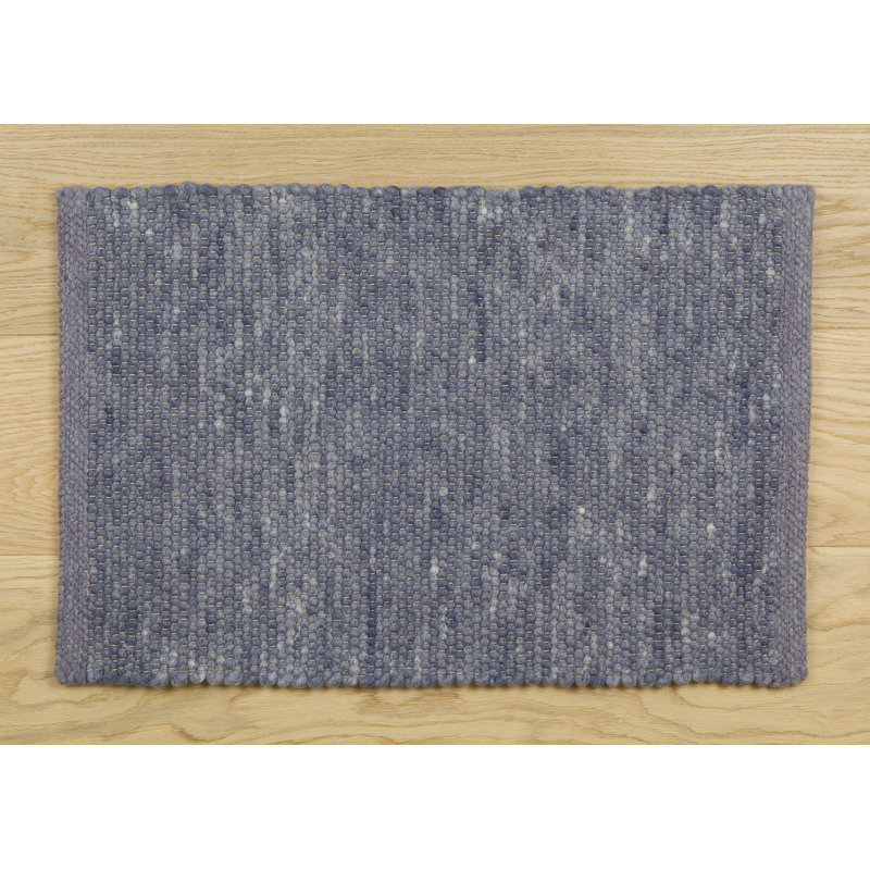 Solid Colour Wool Area Rug, 170 x 240 cm