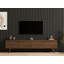 Modern TV Stand with Numerous Shelves, 100% Melamine Coated Particle Board, Additional Storage, Plastic Legs-99234442