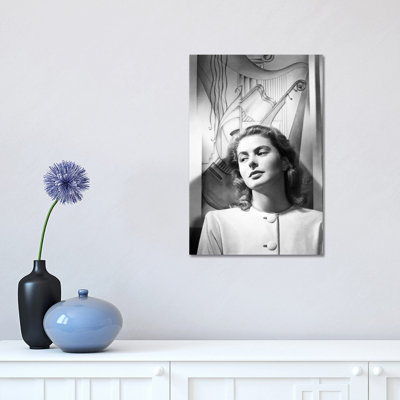 Ingrid Bergman (1915-1982) - Wrapped Canvas Print