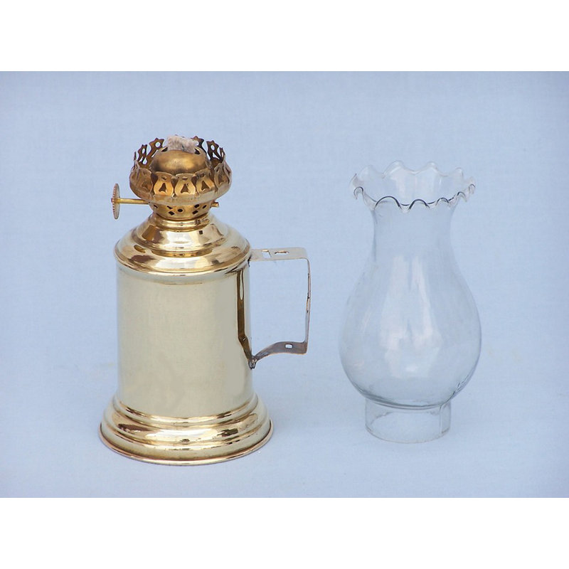 Lampe à huile tavern, Cuivre massif