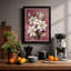 White Lilies Study Botanical - Framed Print-1493434647-1493434651