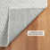 Diamond Platinum/White Machine Washable Rug