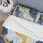 Ensemble de housse de couette Blue and Gold Luxury-107148149