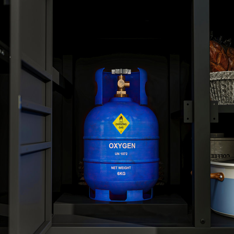 Fusion Flame Galvanized Steel Covered Outdoor Kitchen