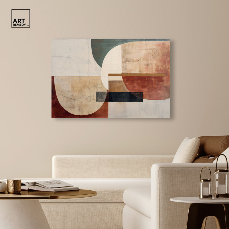 Art mural de salon Wabasso II par Art Remedy, prêt à accrocher, 54 x 36, H 36 po x l 54 po, Imprimé acrylique ultrabrillant