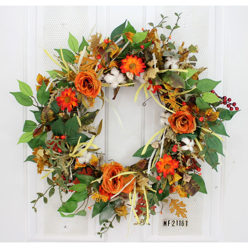 Couronne en mousse 24 po Mixed Flower