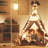 Floor Lamps For Living Room - Industrial Standing Lamp With Glass Shade, Modern Floor Lamp With Led Bulbs-1033959352-1033959351