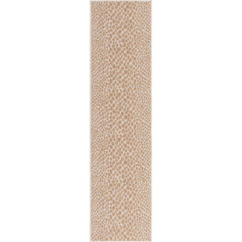 Outdoor Destiny Area Rug Bone Color, Runner 2' x 8'