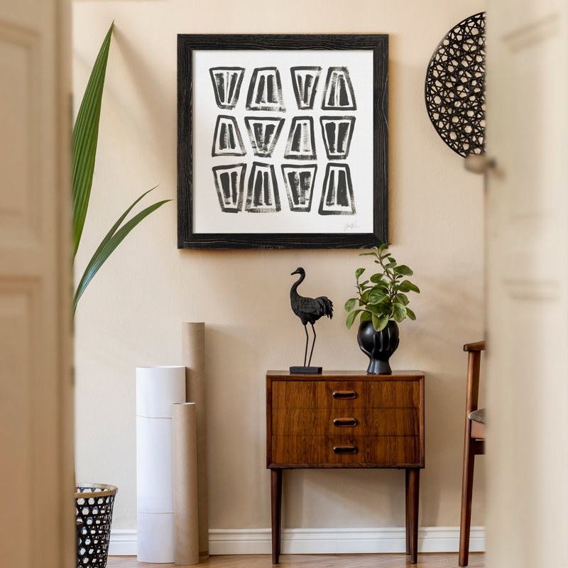 Mixed signaux VI-reproduction de photo sur toile, H 35,5 po x l 35,5 po x P 1,5 po, Cadre noir