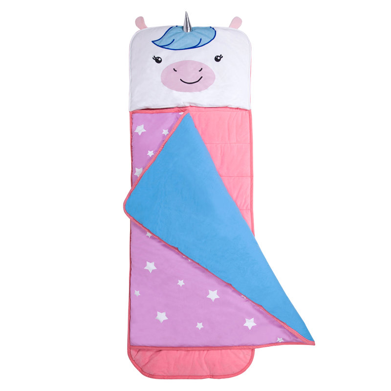 Tapis de sieste en velours Wildkin - doux, confortable et pratique pour la garderie et la maternelle