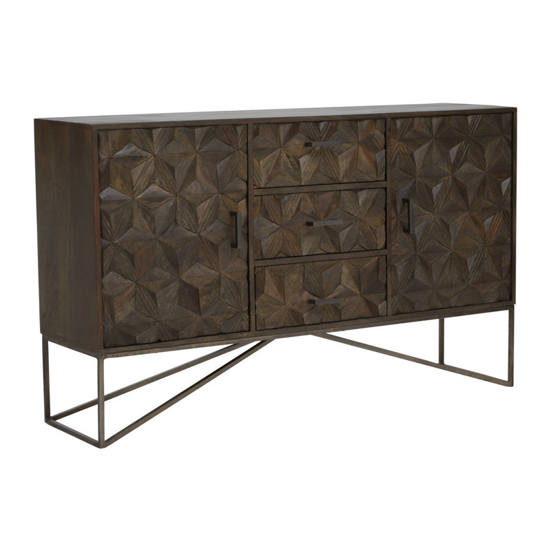 Amelie-Mai 141cm Solid Wood Sideboard