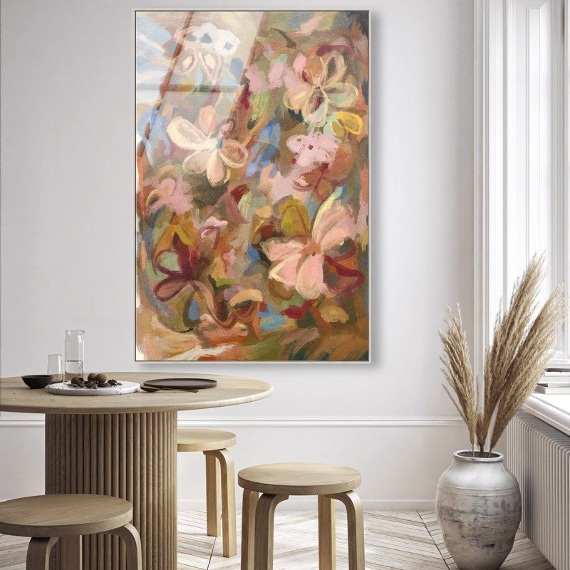 Moving Eden II Print by Oliver Gal, 16"H x 11"W, Silver Floater Frame