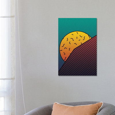 Full Moon In The Green Night by Emmanuel Signorino - Wrapped Canvas Gallery-Wrapped Canvas Giclée