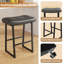 Upholstered Counter Stool with Metal Frame-1609647129-1609647128