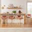 Tabouret de comptoir pivotant 25,78 po Tonnya-1133410745-1116411964