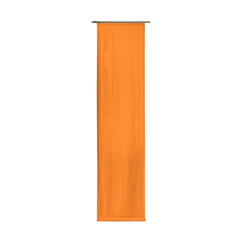Torquay Blackout Curtain Panel Pair, 60cm Width x 245cm Drop, Orange