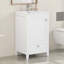 Meuble-lavabo de 20 po avec lavabo, armoire avec porte à fermeture douce, support de rangement et 1 tiroir-1512099265