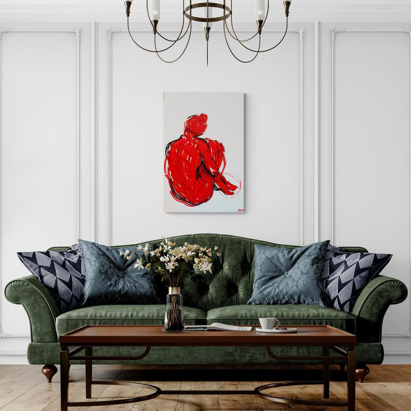 Red 40, 36" H x 24" W