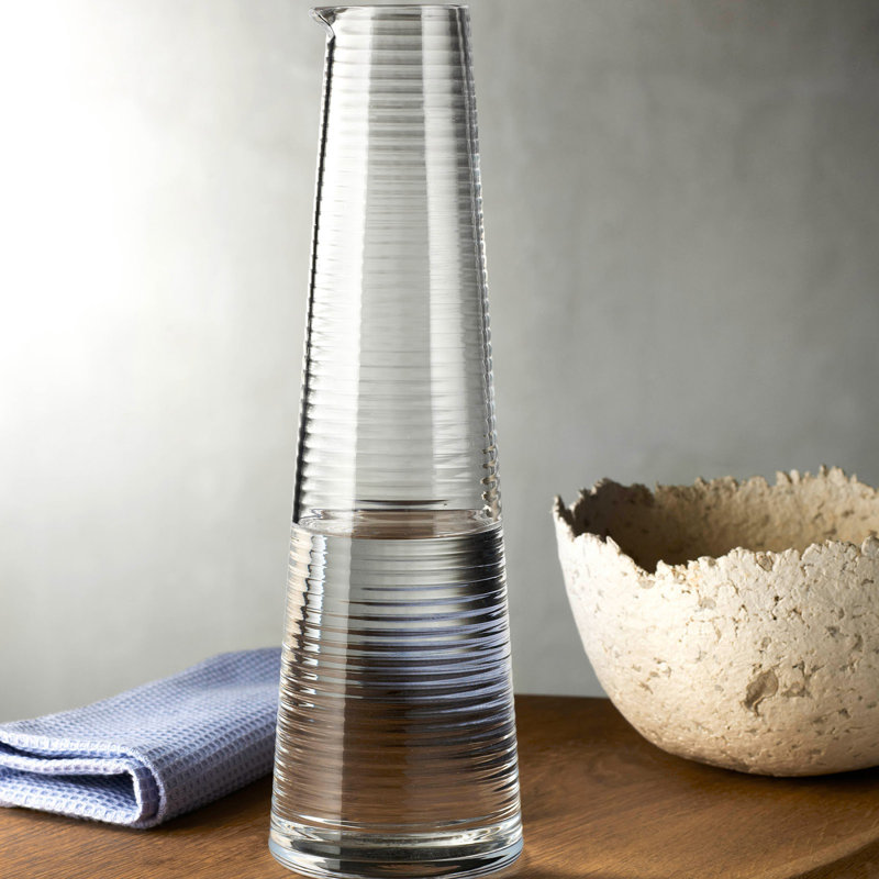 Poem Glass Carafe, Clear