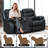 Lacreta Humes Faux Leather Manual Reclining Loveseat, 2-Seater Recliner Sofa with Center Console & Cup Holders, Home Theater Recliner Couch for Living Room-103563021
