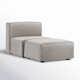 Shonnard Upholstered Slipper Chair and Ottoman