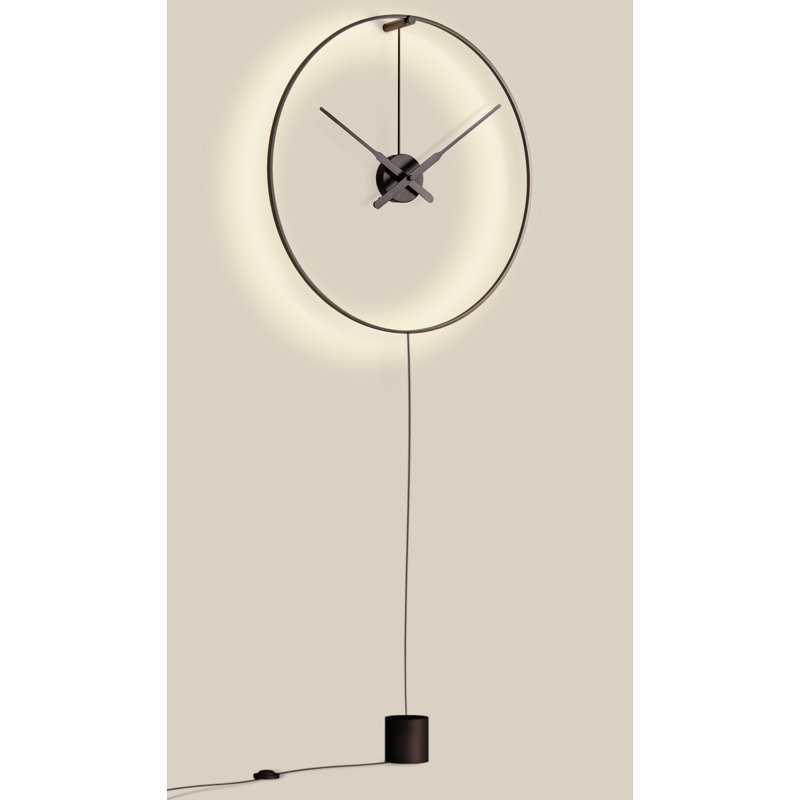 Ombra Aluminum Skeleton Wall Clock