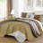 3-Piece Striped Plaid Boho Quilt Set Soft Microfiber Bedding Set-123121954-123121968