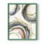 Reproduction encadrée Gold Elasticity II - bois massif-298395220-298395219