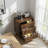 3-drawer Modern Walnut Chest Of Drawers