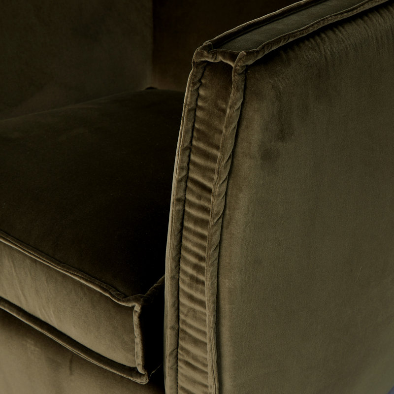 Rashi Swivel Chair-Surrey Olive, Surrey Olive