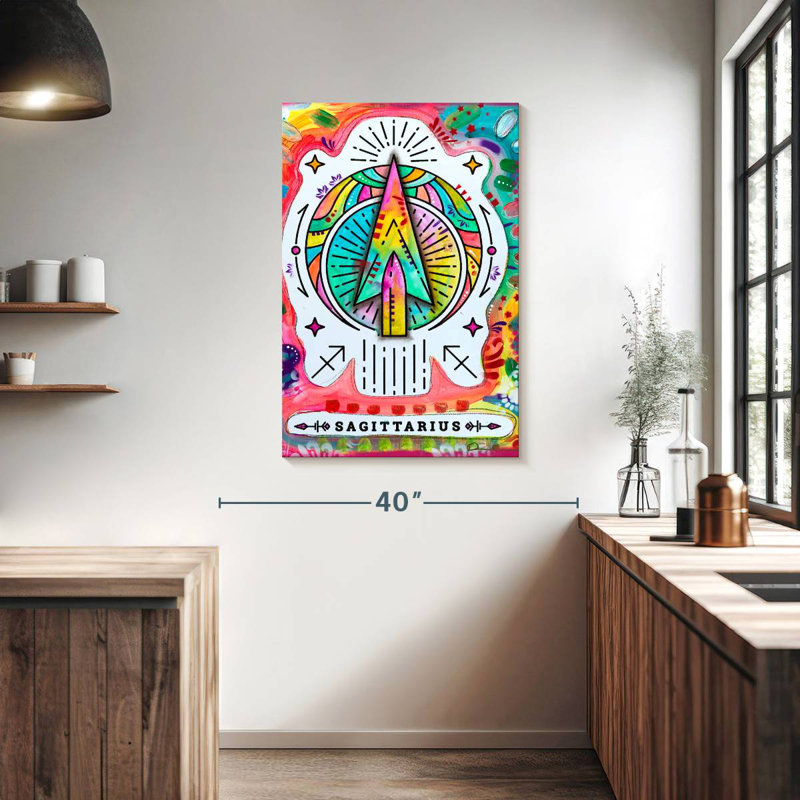 Adella Colourful Sagittarius, 39" H x 26" W