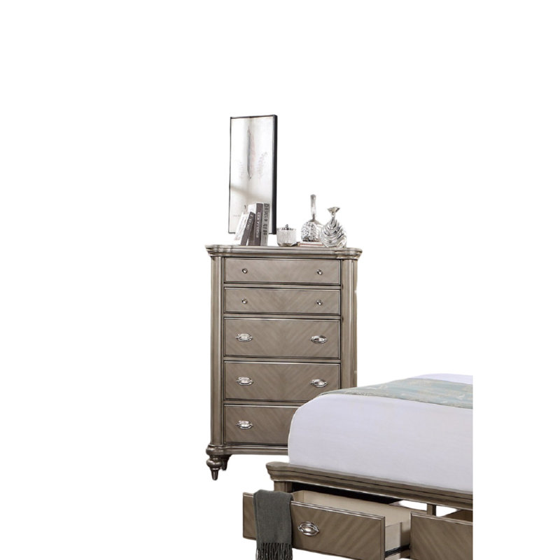 Mobilier de chambre à coucher avec commode 1 pièce Luxury Classic