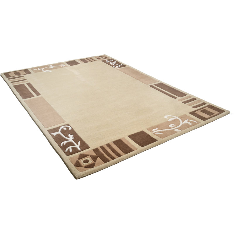 Stevenage Wool Hand Woven Area Rug, Rectangular 140 x 200cm