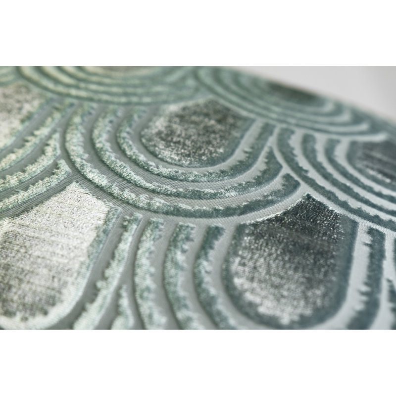 Endless Velvet Pillow Velvet Pillow Cover & Insert, Basil, Rectangle 14"H x 20"W