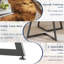Ensemble de coin-repas en bois 3 pièces pour 2 avec chaises rembourrées et structure en acier-33269971-33269970-33269935