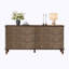 Commode double 6 tiroirs en bois pour chambre à coucher-1003016594