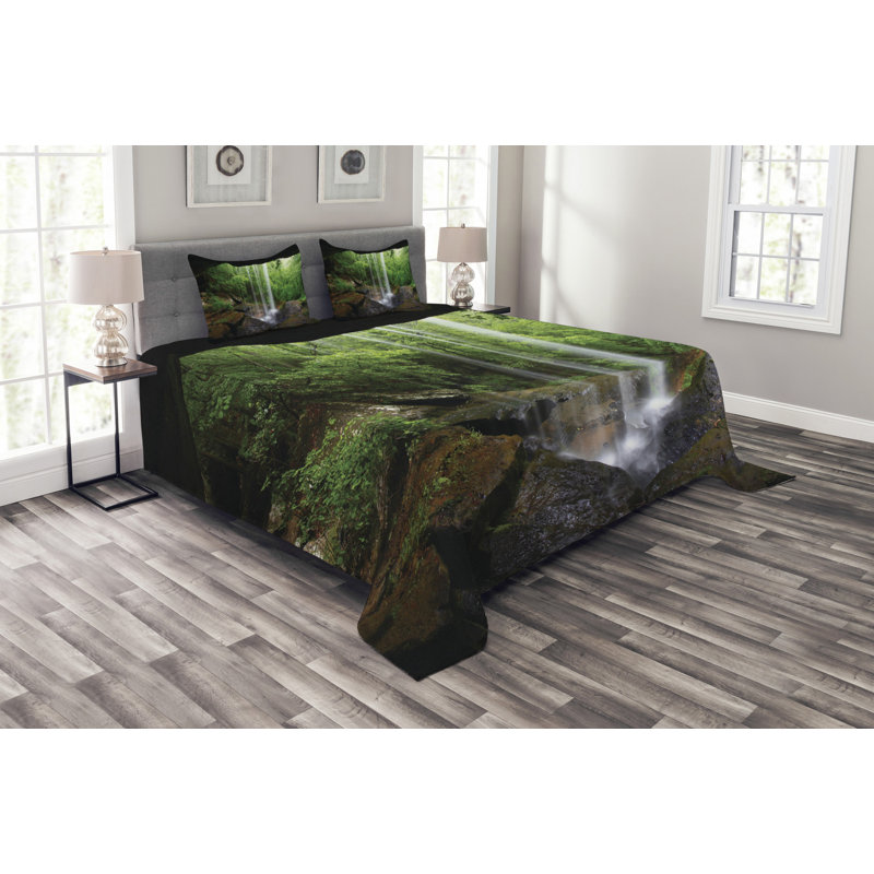 Ernesto No Pattern Bedspread with Pillow Shams Included, 220 x 220 cm