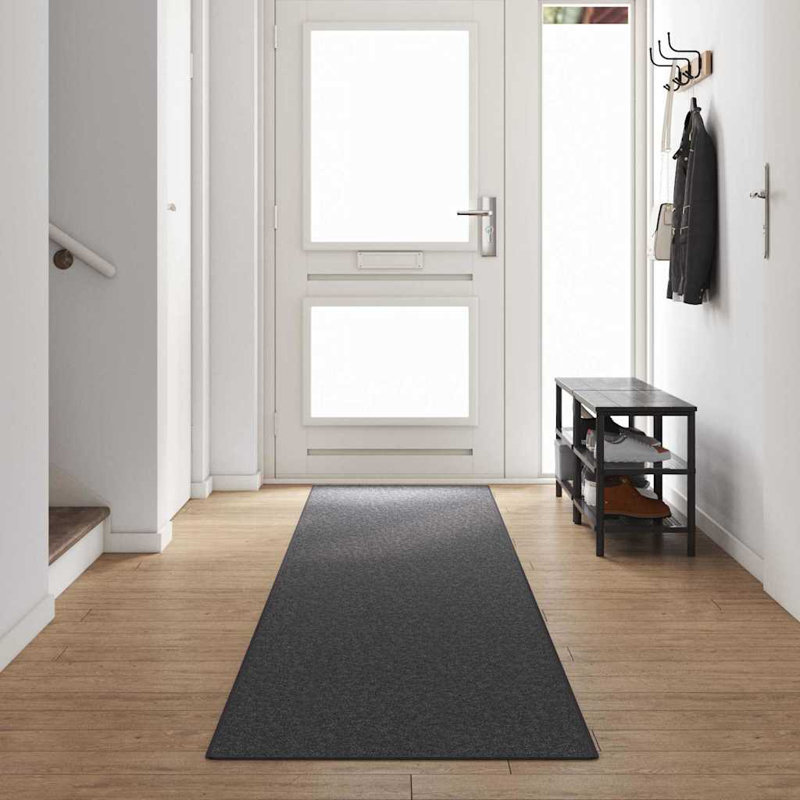 Solid Colour Standard Area Rug, Runner 80 x 500 cm